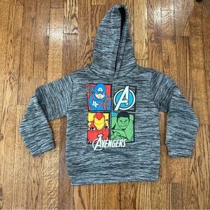 Marvel Avengers Kids Gray Hoodie - Size 6